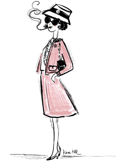 fashion sketches chanel|coco Chanel fashion today.